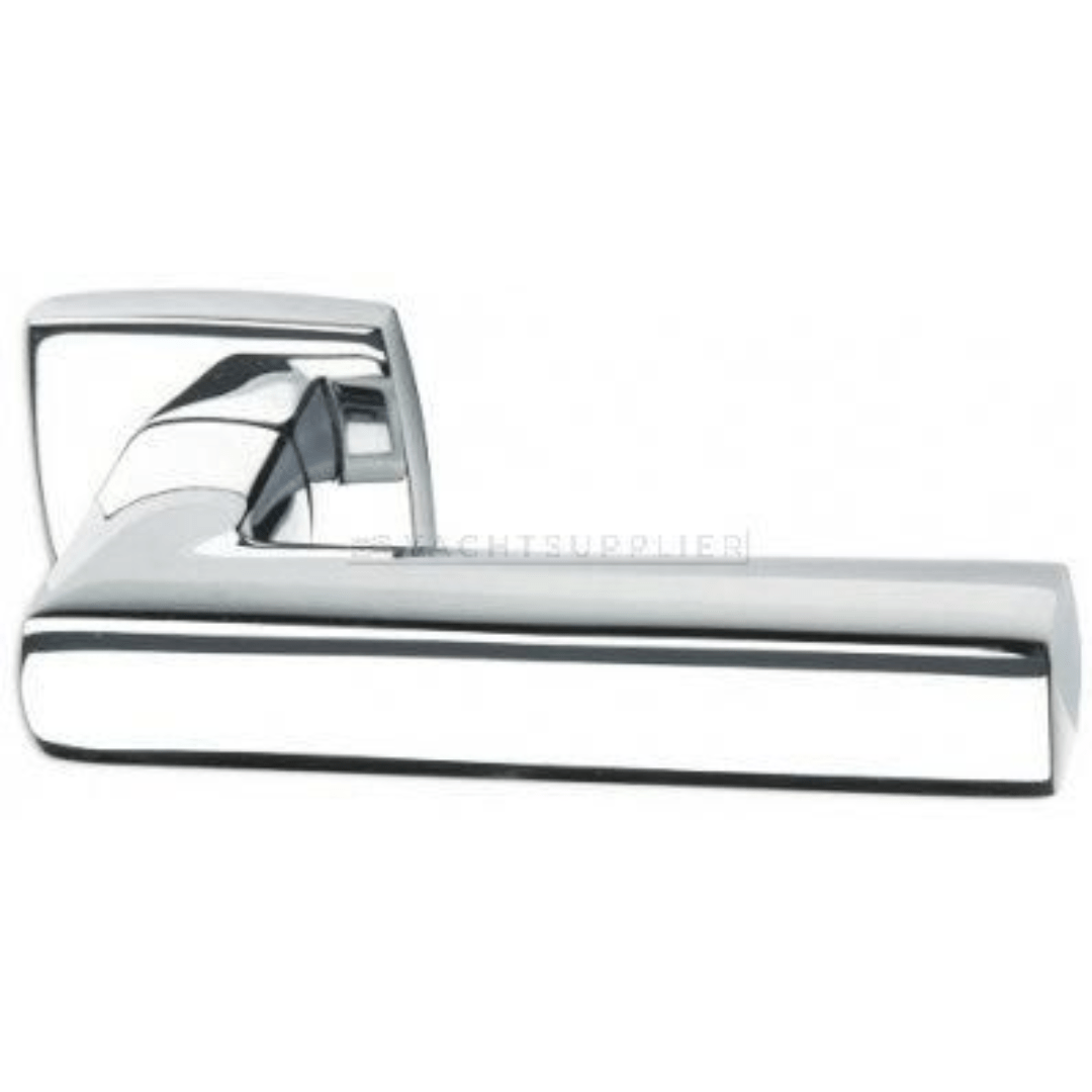 Deurklinken chroom gepolijst op rozet