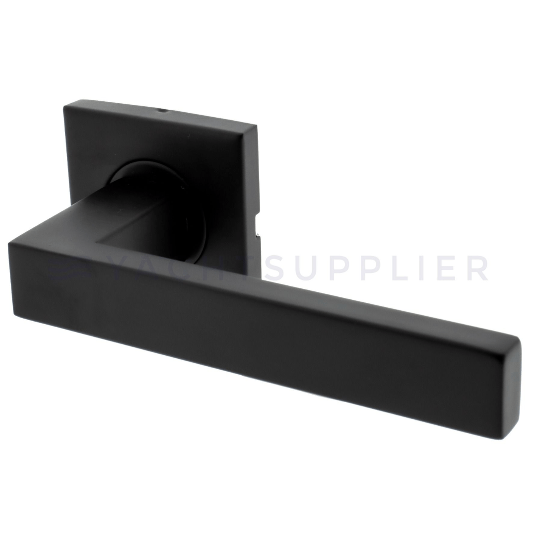 Deurklinken zwart op rozet