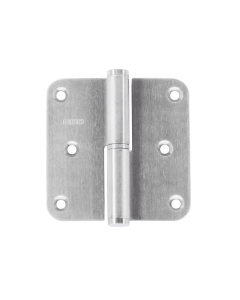 Paumelle HDD 76x76x2.5 rvs geborsteld Links