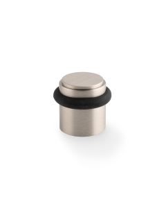 Deurstopper Plain 'Brunel' - Mat vernikkeld - Vloermontage - AW639PSN