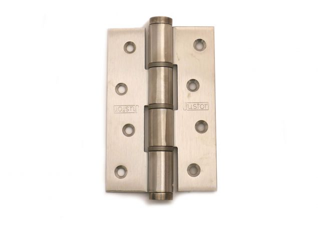 Deurveerscharnier enkelwerkend - 120x80mm - Deurdikte 30mm - RVS