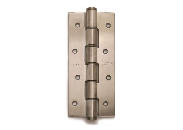 Deurveerscharnier enkelwerkend - 180x80mm - Deurdikte 30mm - RVS