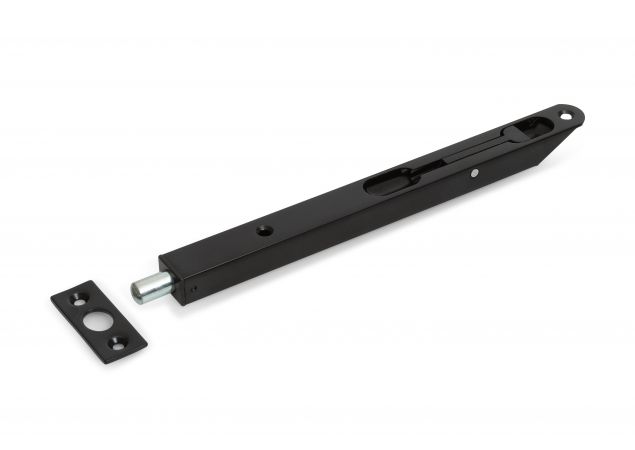  Bascule kantschuif 200x17 mm - Zwart - Afgeschuind rond