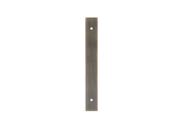 Achterplaat voor Meubelgreep - 128mm - Antiek messing - AWBP128AB