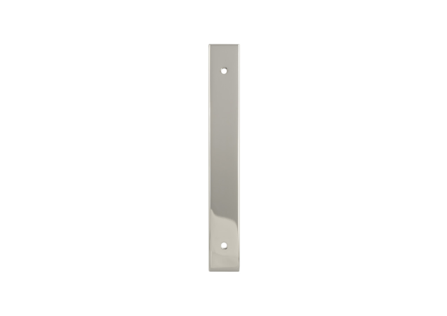 Achterplaat voor Meubelgreep - 128mm - Gepolijst nikkel - AWBP128PN