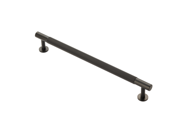 Meubelgreep Knurled - 254x36x224mm - Mat zwart - FTD700EMB