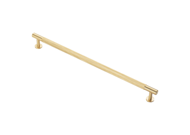 Meubelgreep Knurled - 350x36x320mm - Mat messing - FTD700HSB