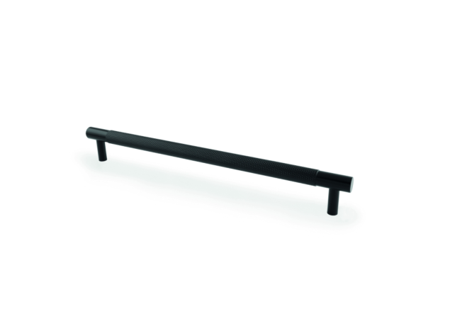 Meubelgreep Knurled 'Brunel' - Zwart - 249x33x224mm - AW810-192-BL