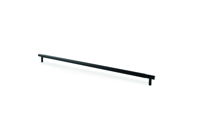 Meubelgreep Knurled 'Brunel' - Zwart - 473x33x448mm - AW810-448-BL