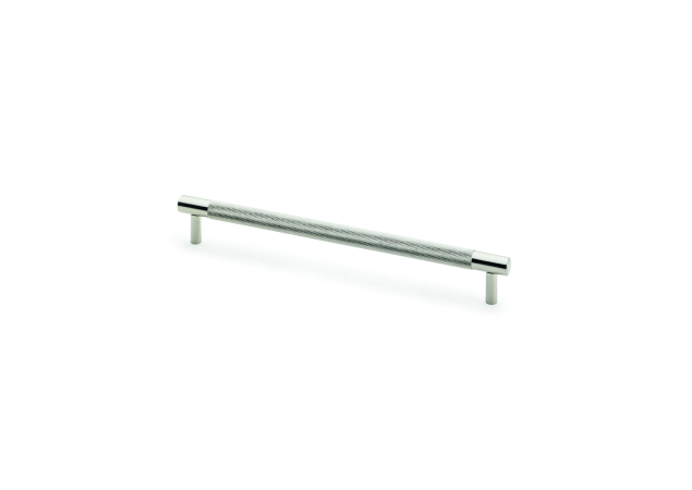 Meubelgreep Knurled 'Brunel' - Nikkel gepolijst - 249x33x224mm - AW810-224-PN