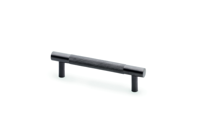 Meubelgreep Knurled 'Brunel' - PVD Antraciet - 121x32x96mm - AW810-96-DBZPVD