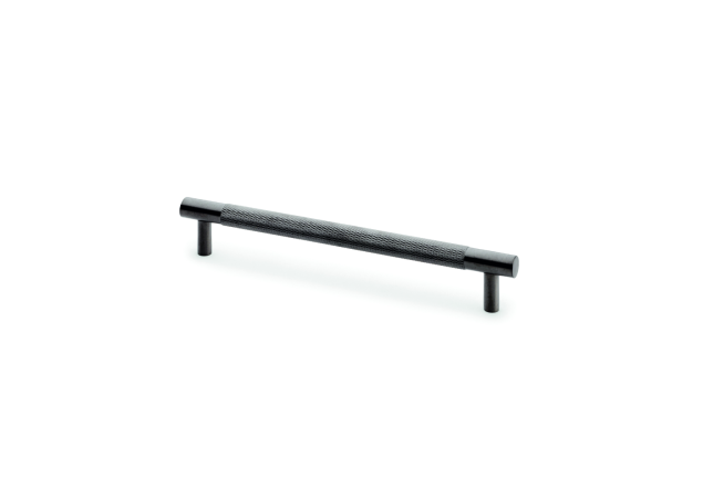 Meubelgreep Knurled 'Brunel' - PVD Antraciet - 185x33x160mm - AW810-160-DBZPVD