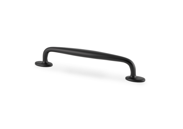 Meubelgreep 'Ashbury' - Zwart - 200x38x160mm - AW861-160-BL