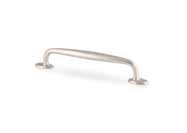 Meubelgreep 'Ashbury' - Mat vernikkeld - 200x38x160mm - AW861-160-SN