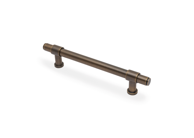 Meubelgreep Plain 'Kingston' - Antiek messing - 220x44x160mm - AW839P-160-AB