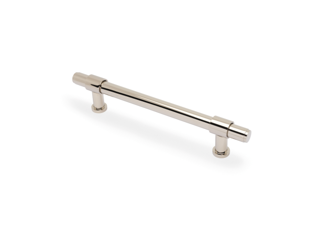 Meubelgreep Plain 'Kingston' - PVD Nikkel gepolijst - 220x44x160mm - AW839P-160-PNPVD