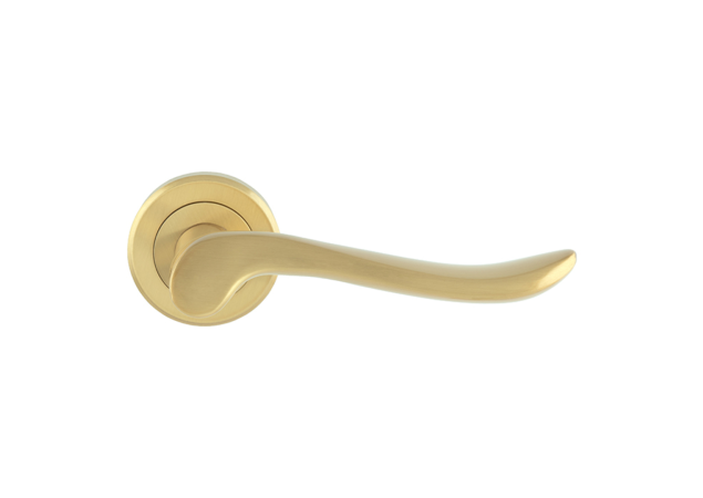 Deurkruk Verdun - Mat messing - Rond rozet Ø50mm - ZIN3130SB