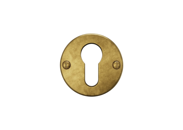 HDD Cilinderrozet Crafino Terra - Craft goud - Ø50x4,5mm