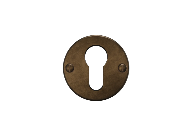 HDD Cilinderrozet Crafino Terra - Craft brons - Ø50x4,5mm