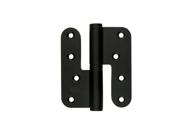 Paumelle HDD 100x88x3 mat zwart Rechts