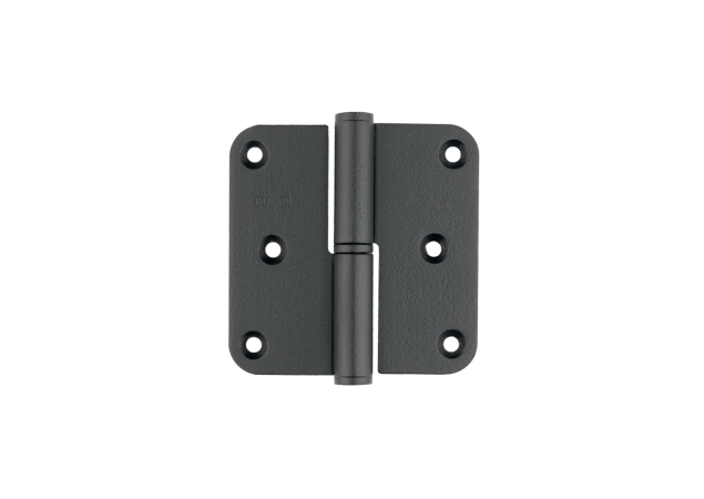 Paumelle HDD 80x80x2.5 mat zwart Rechts