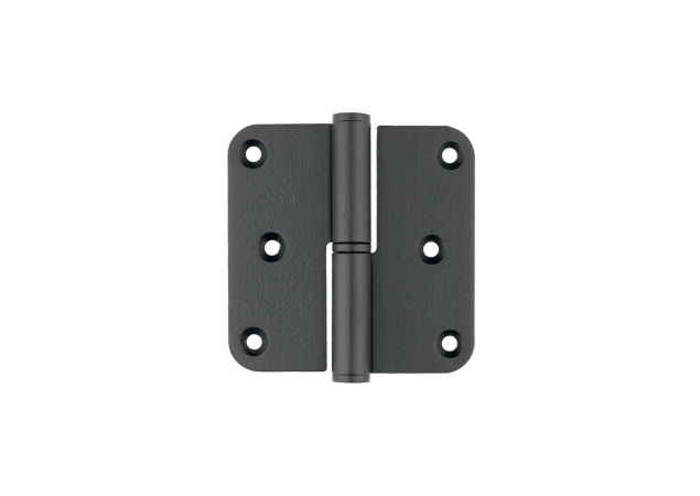 Paumelle HDD 80x80x2.5 mat zwart Links