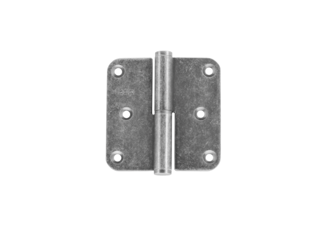 Paumelle HDD 80x80x2.5 antiek messing Rechts