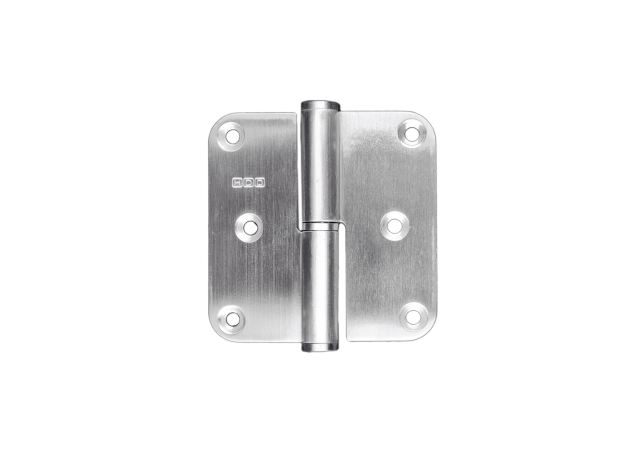 Paumelle HDD 80x80x3.5 rvs geborsteld Rechts