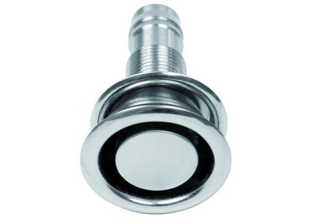 Tank-ontluchter Ø49mm voor slang 19mm Rvs 316