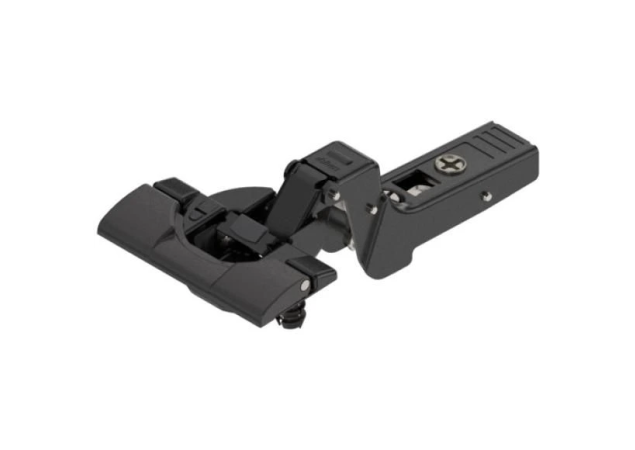 Inboorscharnier Blum Dikke deur Inliggend Inserta met Blumotion - ONYX zwart