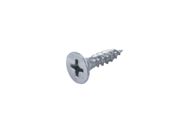 HDD schroef voor paumelle 4x20mm chroom