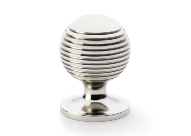 Meubelknop Caesar - Nikkel gepolijst - Ø32mm - Hoogte 45mm - AW832-32-PN