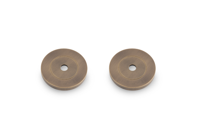 Rozetten Italian Brass Ø50mm t.b.v. deurgrepen - AW50RP-IB