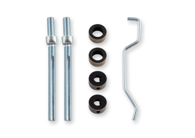 Back-To-Back Fixing set tbv Deurgreep - 450mm - Antiek messing - AW50BBF-AB