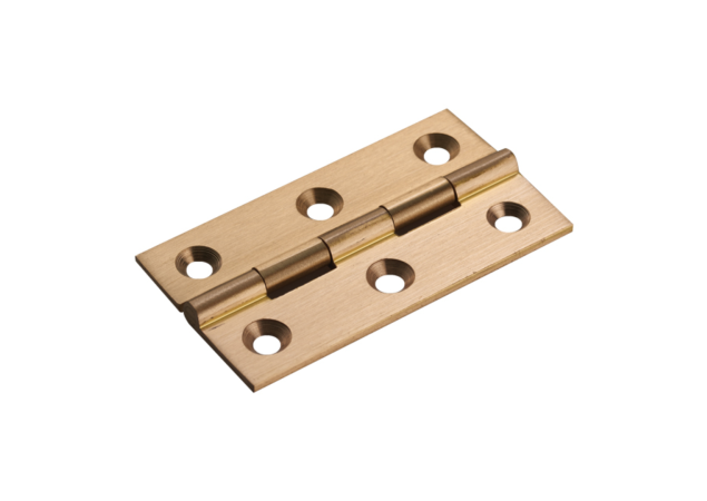 Meubelscharnier - 64x35x2mm - Mat messing - FTD800DSB