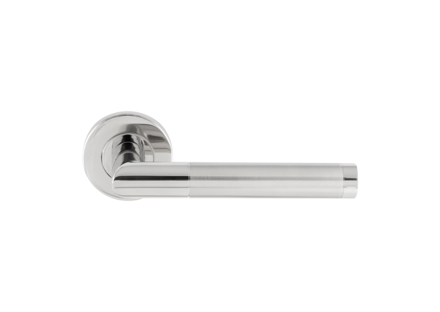 Deurkruk Treviri - Mat/gepolijst RVS - Rozet Ø52mm - CSL1192DUO