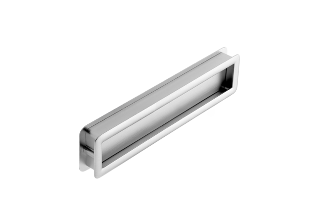 Infreeskomgreep Tub Straight - 202x49x190mm - RVS look