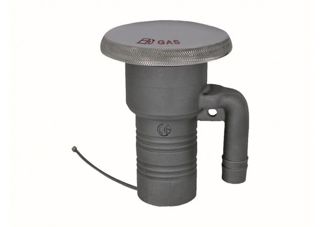 Dek-dop Gas A Ø38mm C Ø79,5mm B 93mm Rvs 316