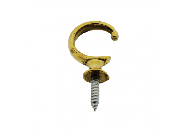 Kophaak diameter 25mm Messing gepolijst