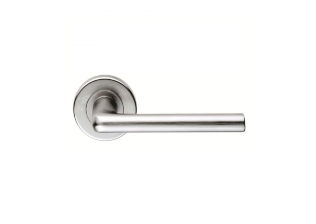 Deurkruk Mezzano - Mat Chroom- Lengte: 109,5mm - Rozet: Ø51,5mm - Sprong: 67,5mm - SZC010SC
