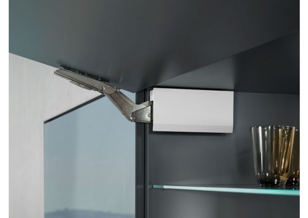 Aventos HK top - Tip-on - Prestatiefactor: 3200-9000 - Zijdewit afdekkap