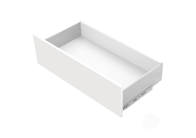 Lade op maat - Push to open - Hoogte: 170mm - Diepte: 270mm - Wit