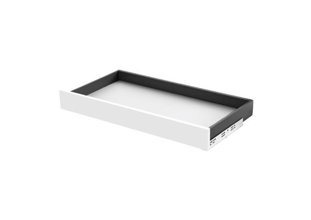 Lade op maat - Soft-close - Hoogte: 80mm - Diepte: 400mm - Antraciet