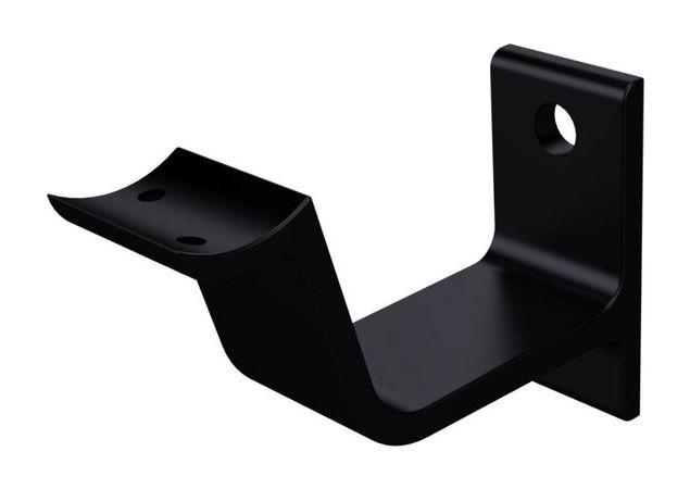 Trapleuning houder hol zadel 76mm - Zwart - Keilbout bevestiging - 3553-18