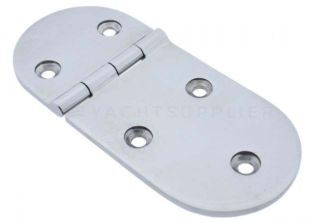 Luikscharnier knoop boven 146x65x4,0mm Rvs 316