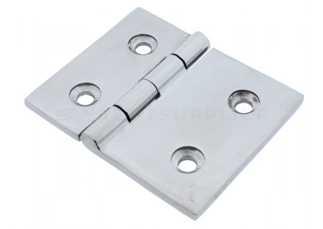 Luikscharnier knoop boven 80x65x4,0mm L1 33mm Rvs 316