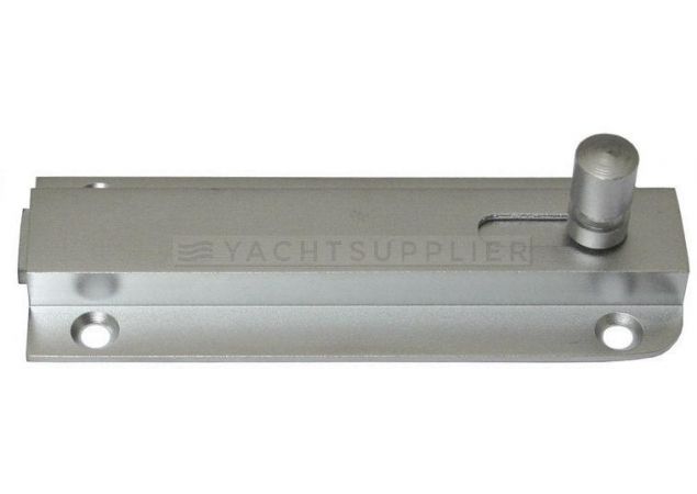 Profielschuif vlak 80mm, zonder sluitbeugel Messing gepolijst chroom