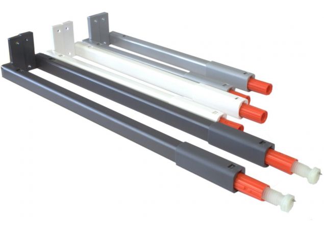 Relingset Alphabox Wit L:300mm opschroef
