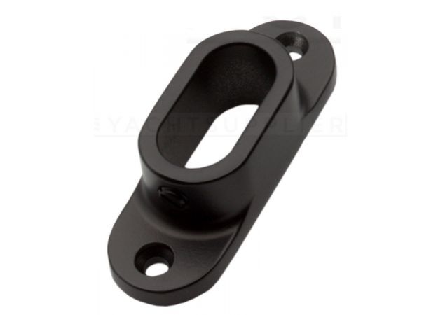 Kastroedehouder t.b.v 30x14mm Zwart mat dicht model