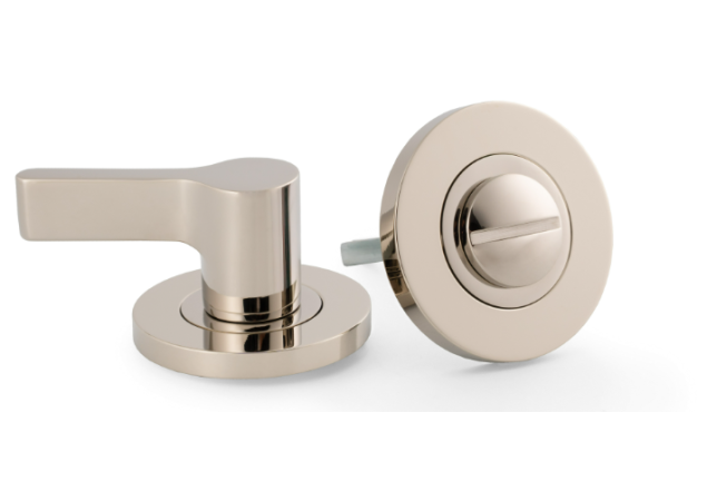 WC Garnituur set - Ø50mm - Voor mindervaliden - PVD Nikkel gepolijst - Zonder indicator -  AW798PNPVD